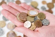 Des pièces de monnaie