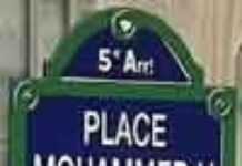 Mohammed V à Paris