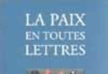 Les lettres de la paix Les lettres de la paix