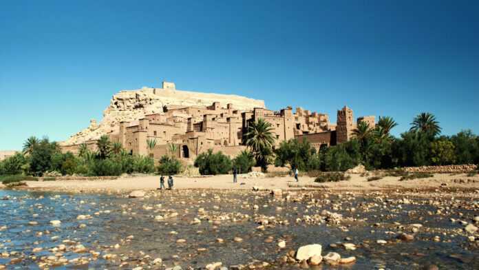 Aït Benhaddou, à 20 km de Ouarzazate au Maroc