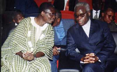 Simon-Adovelande et le Président Kérékou Simon-Adovelande et le Président Kérékou