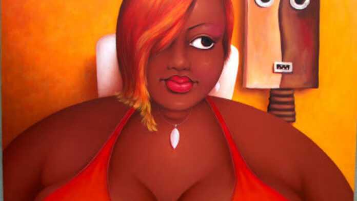 Peinture de l'ivoirien Augustin Kassi