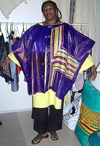 Modèle boubou en cuir Modèle boubou en cuir