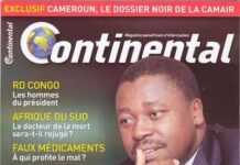 La couverture du magazine Continental