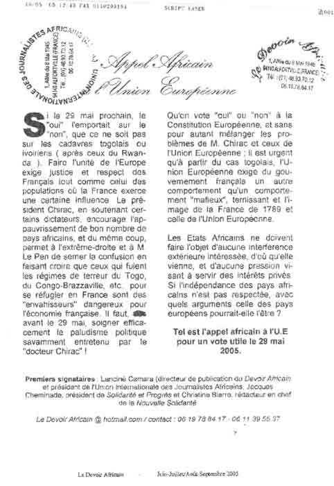 Lire la pétition Lire la pétition