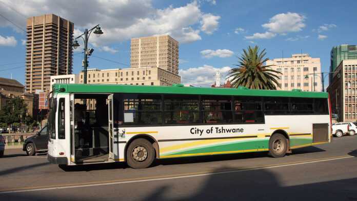 Un bus de la ville de Tshwane