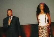 Charles Assamba et Elisabeth Tchoungi lors du gala 2005