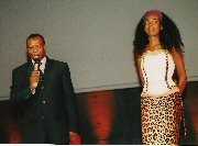 Charles Assamba et Elisabeth Tchoungi lors du gala 2005 Charles Assamba et Elisabeth Tchoungi lors du gala 2005