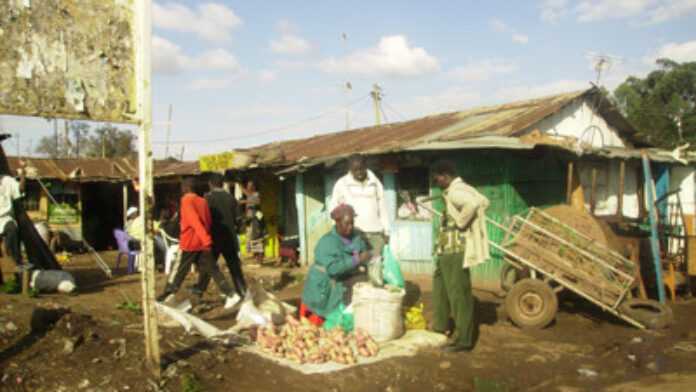 Le bidonville de Kibera