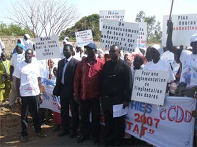La marche pour les talibés La marche pour les talibés