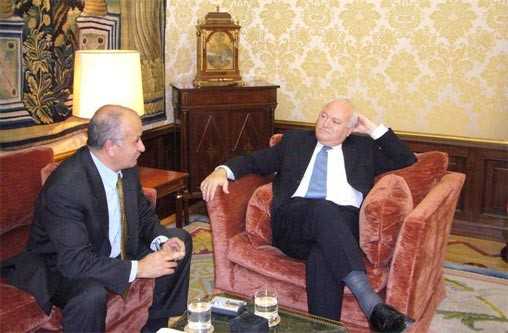H. Ben Yaïche et MA. Moratinos H. Ben Yaïche et MA. Moratinos