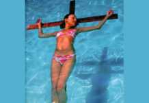 Photo de Valérie Bègue dans le magazine Entrevue