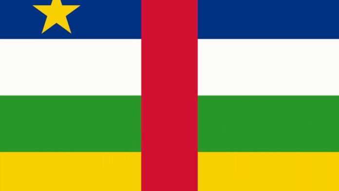 drapeau de la republique de centrafrique