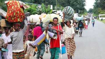 L’exode des Congolais vers le Burundi s’accélère Des réfugiés
