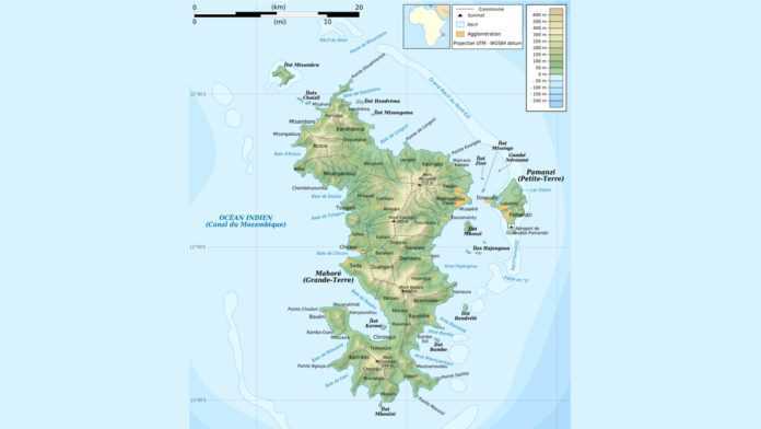 Carte de Mayotte