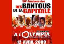 Les Bantous de la capitale ont 50 ans Affiche du concert