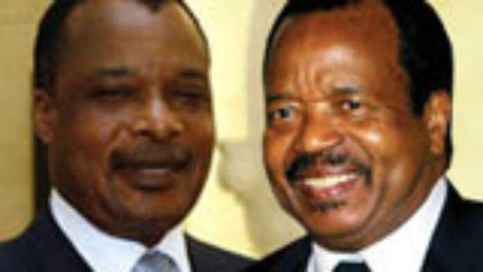 Sassou Nguesso et Paul Biya