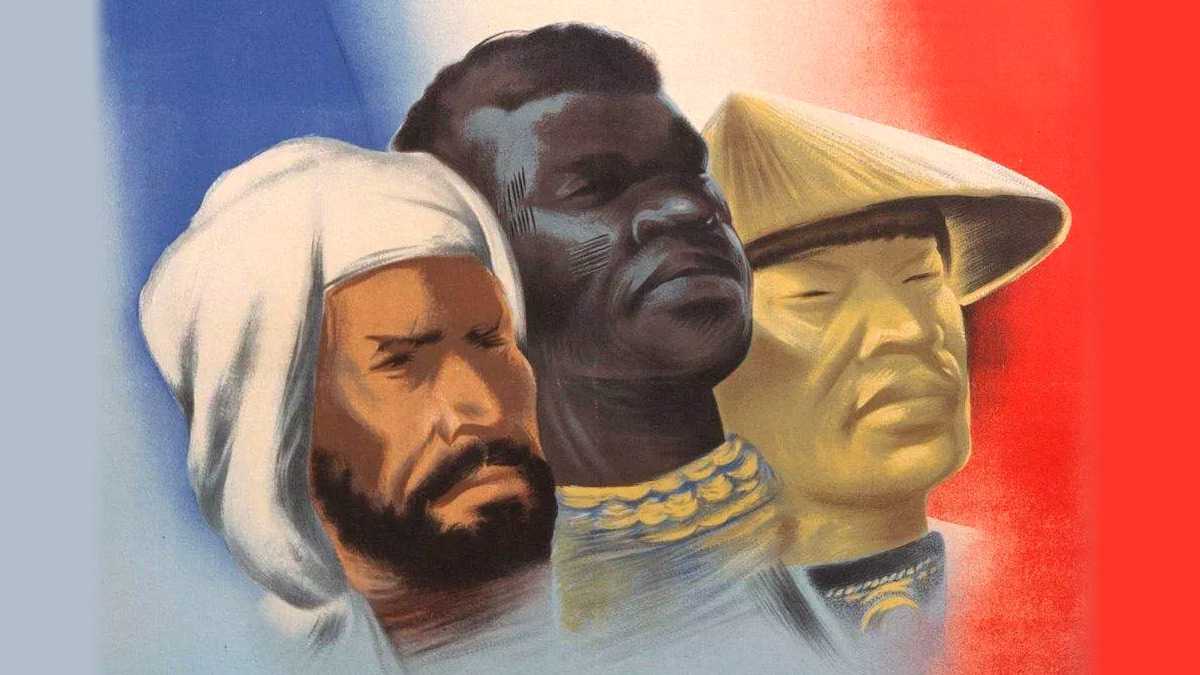 Extrait de l'affiche : Trois couleurs, un drapeau, un empire