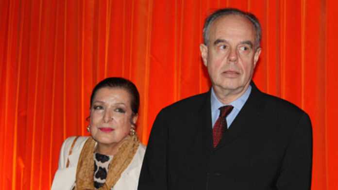 Leïla Menchari et Frédéric Mitterrand