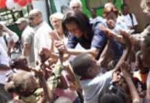 Michelle Obama aux Haïtiens : « Vous n’êtes pas seuls » Michelle Obama aux Haïtiens : « Vous n’êtes pas seuls »