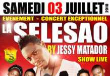 La Selesao By Jessy Matador le samedi 3 juillet au Bataclan La Selesao By Jessy Matador le samedi 3 juillet au Bataclan