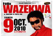 Felix Wazekwa en concert au Zénith de paris le samedi 9 octobre 2010