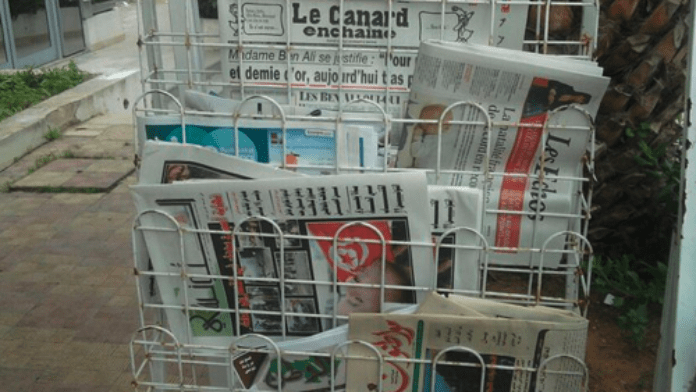 kiosque de presse