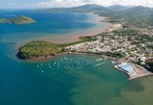 Mayotte : naissance d’un département français Vue aérienne de Mamoudzou