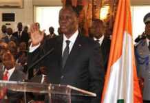 Ouattara aux Ivoiriens : « Séchez vos larmes et mettez-vous au travail » Ouattara aux Ivoiriens : « Séchez vos larmes et mettez-vous au travail »