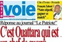 Côte d’Ivoire : « Notre Voie » un journal pro-Gbagbo refait surface