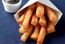 Recette des frites d’igname Recette des frites d’igname