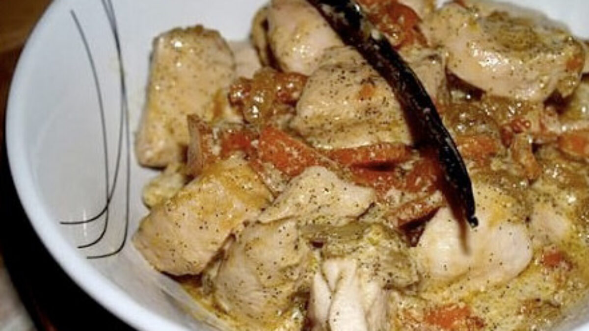 Poulet à la vanille