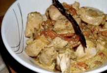Poulet à la vanille