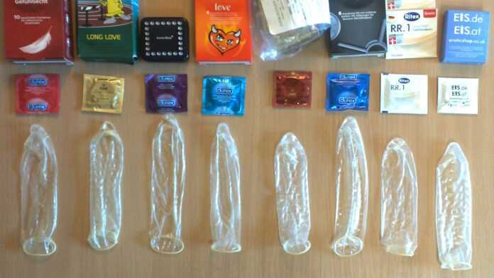 Différentes marques de préservatifs