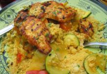 Couscous à la viande et au lait Couscous à la viande et au lait