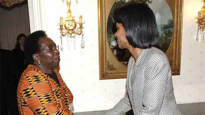 Nkosazana Zuma et Condoleezza Rice