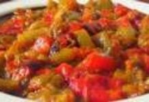 Salade de poivrons à l’algéroise