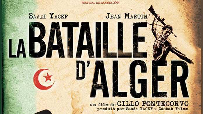La bataille d'Alger, affiche du film
