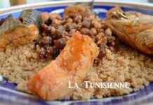 Couscous d’automne au mulet et au coing