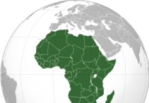 mappemonde Afrique petite