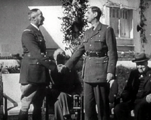 Les Généraux Henri Giraud et Charles de Gaulle