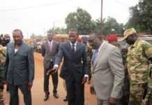 Centrafrique : des maisons et des ponts s’écroulent sous une pluie diluvienne Djotodia constate les dégâts causées par la pluie diluvienne