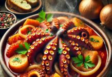 Ragoût de poulpe Ragoût de poulpe du Cap-Vert, également appelé Caldo de polvo