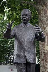 statue de Mandela à Londres