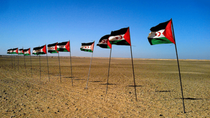 Drapeaux Sahara Occidental