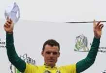 TAB : Sanchez Luis, maillot jaune de la 2e étape TAB : Sanchez Luis, maillot jaune de la 2e étape