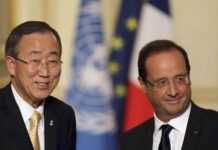 Envoi de troupes en Centrafrique : Hollande et Ban se renvoient la balle Envoi de troupes en Centrafrique : Hollande et Ban se renvoient la balle