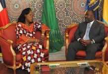 Centrafrique : Catherine Samba-Panza en visite au Gabon Centrafrique : Catherine Samba-Panza en visite au Gabon