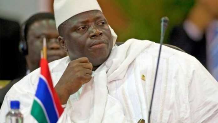 Le chef d'Etat de la Gambie Yahiya Jammeh