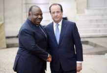 Ali Bongo rend visite à François Hollande